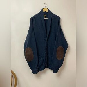 Vintage Eddie Bauer Men’s Wool Grandpa Cardigan blue size xL tall​​​​​